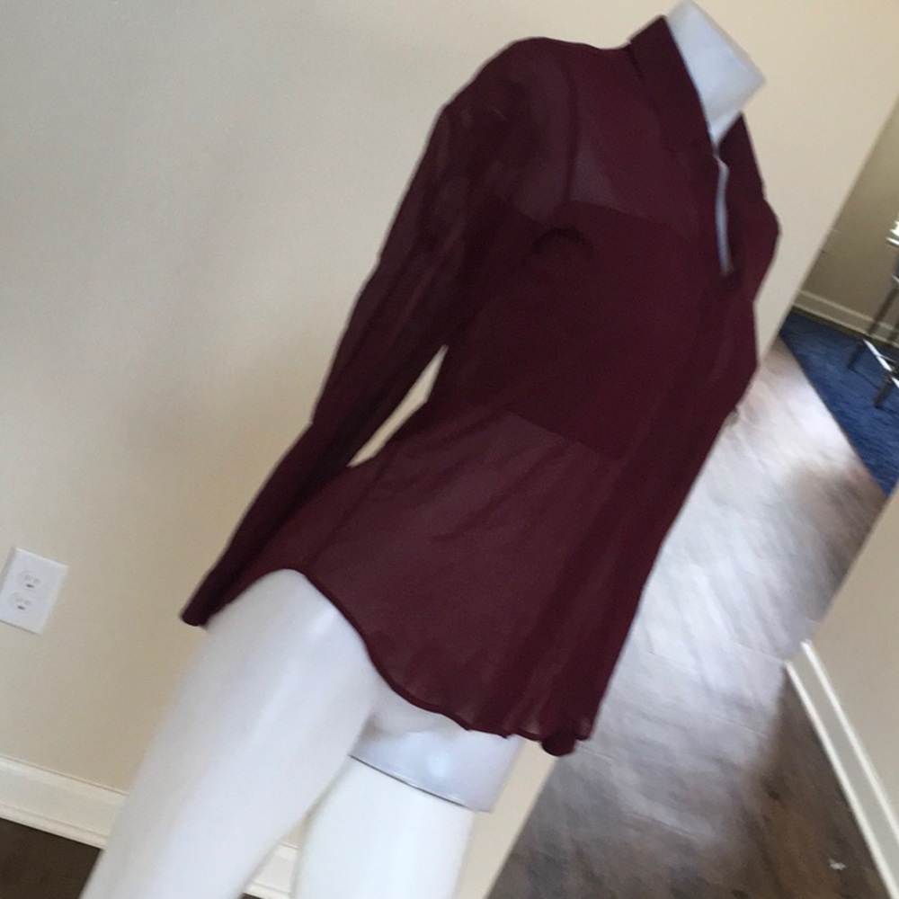 Theory Sheer Button Down - image 2